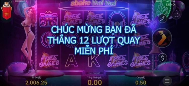 Thưởng vòng quay miễn phí tại Shake Thai Thai 