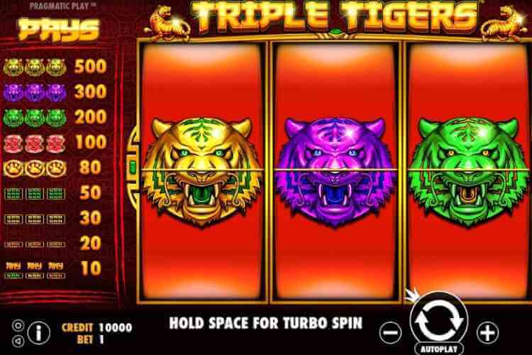 slot game Triple Tigers